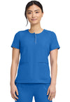 Royal - Healing Hands 360 Women Scrub Top - Front View