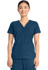 Caribbean - Healing Hands Quest Women Scrub Top - Front View