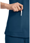 Caribbean - Women's 3-Pocket Y-Neck Scrub Top (View 2)