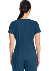 Caribbean - Healing Hands Quest Women Scrub Top - Back View