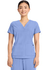 CEIL - Healing Hands Quest Women Scrub Top - Front View