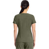 olive - Women's 3-Pocket Y-Neck Top