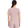 pink pearl - Women's 3-Pocket Y-Neck Top