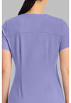 Persian Violet - Women's 3-Pocket Y-Neck Scrub Top (View 2)