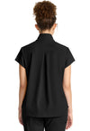 Black - Healing Hands Quest Women Scrub Top - Back View