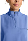 CEIL - Women's Partial Zip Stand Collar Scrub Top (View 2)