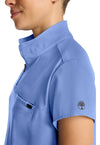CEIL - Women's Partial Zip Stand Collar Scrub Top (View 4)