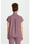 Elderberry - Healing Hands Quest Women Scrub Top - Back View