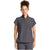 Women's Partial Zip Stand Collar Top