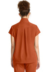 Warm Sunrise - Healing Hands Quest Women Scrub Top - Back View