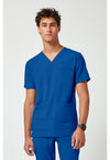 Royal - Healing Hands Quest Men Scrub Top - Front View
