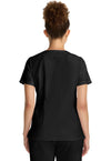Black - Healing Hands Quest Women Scrub Top - Back View