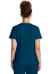 Caribbean - Healing Hands Quest Women Scrub Top - Back View