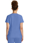 CEIL - Healing Hands Quest Women Scrub Top - Back View