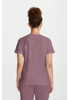 Elderberry - Healing Hands Quest Women Scrub Top - Back View