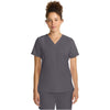 pewter - Women's Tuck-in V-Neck Top