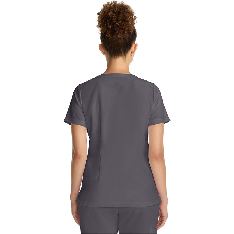 pewter - Women's Tuck-in V-Neck Top
