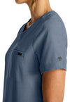 twilight blue - Women's Tuck-in V-Neck Top (View 2)