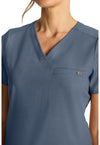 twilight blue - Women's Tuck-in V-Neck Top (View 4)