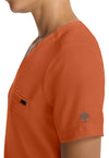 Warm Sunrise - Women's Tuck-in V-Neck Scrub Top (View 2)