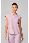 Pink Pearl - Mandarin Collar Top