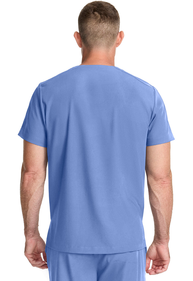 CEIL - Healing Hands Quest Men Scrub Top - Back View