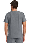 Heather Ash - Healing Hands Quest Men Scrub Top - Back View