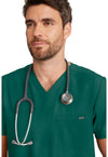 Hunter - Men's 1-Pocket V-Neck Scrub Top (View 2)