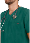Hunter - Men's 1-Pocket V-Neck Scrub Top (View 3)