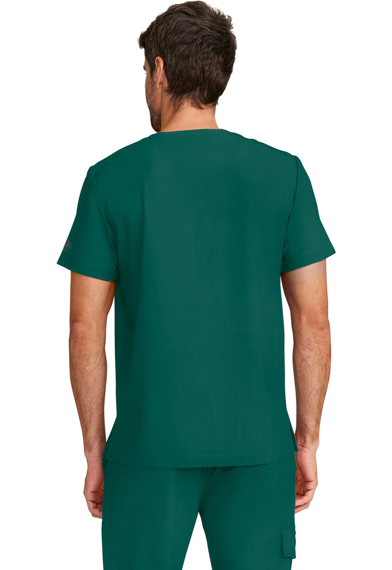 Hunter - Healing Hands Quest Men Scrub Top - Back View