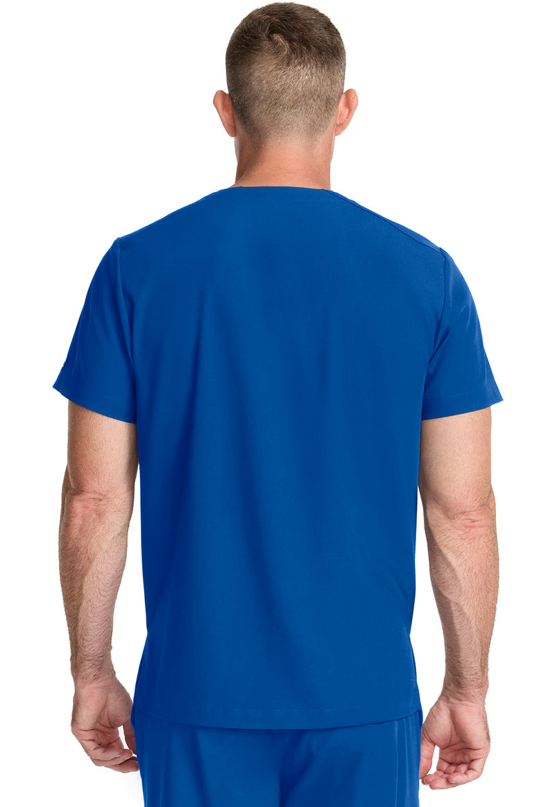 Royal - Healing Hands Quest Men Scrub Top - Back View