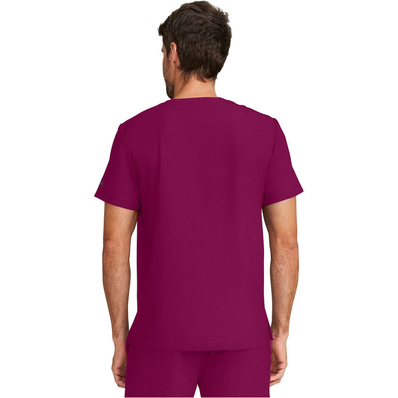 wine - Men's 1-Pocket V-Neck Top