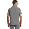 heather ash - Men's 3-Pocket Polo Collar Top