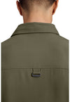 olive - Men's 3-Pocket Polo Collar Top (View 3)