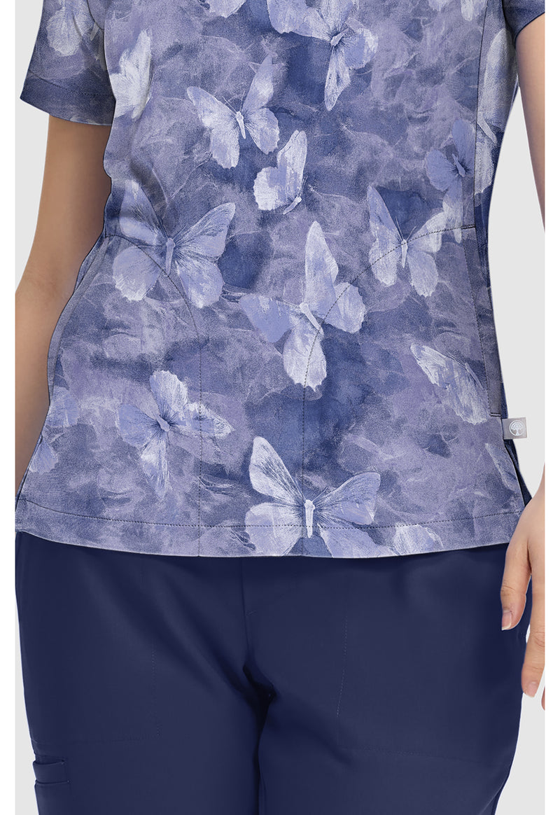 BUTTERFLY SPIRIT - Briana Print Top (View 4)