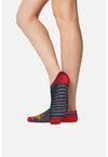 Shiny & Bright - 4-3 Pair packs of Ankle Socks (Back)