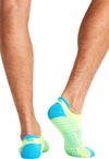 hyper yellow/turquoise - Athletic Ankle Socks (Back)