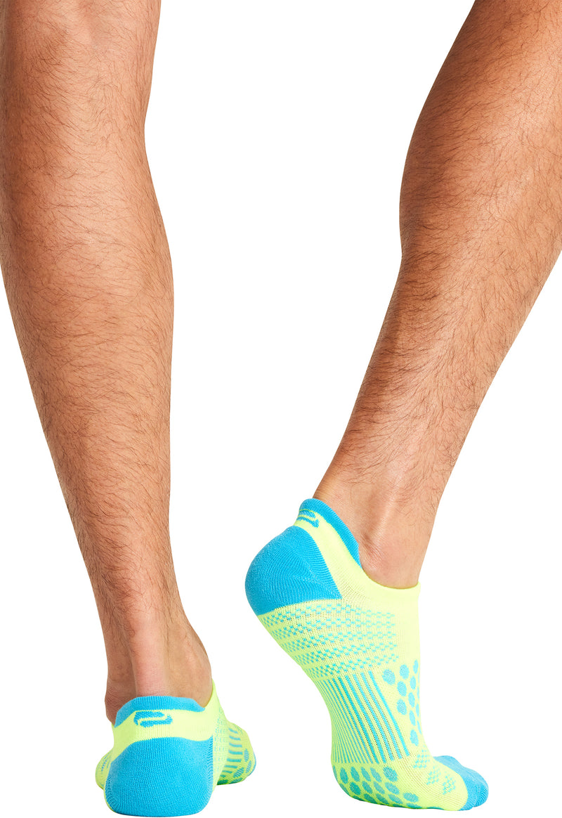 hyper yellow/turquoise - Athletic Ankle Socks (Back)