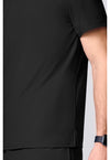 Black - Men's Crew Neck Top (View 3)