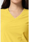 Butterscotch - Women's V-Neck Scrub Top (View 2)