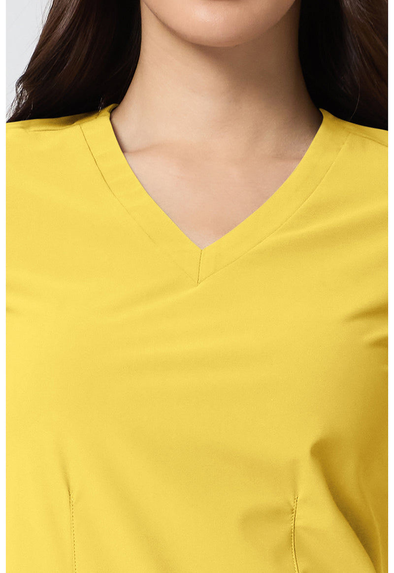 Butterscotch - Women's V-Neck Scrub Top (View 2)