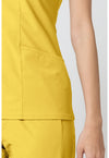Butterscotch - Women's V-Neck Scrub Top (View 4)