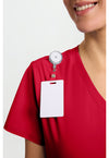 Cherry Pop - Women's V-Neck Scrub Top (View 3)