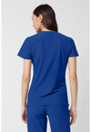 Royal - Cherokee IN Pursuit Women Scrub Top - Back View