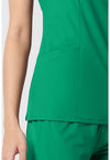 Retro Green - Women's V-Neck Scrub Top (View 3)