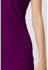 Wine - Women's V-Neck Scrub Top (View 3)