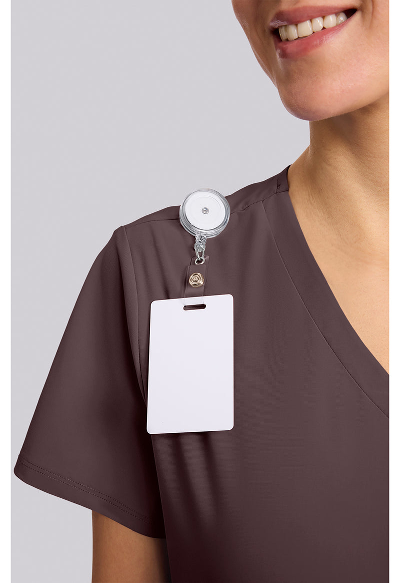 Walnut Roast - Women's V-Neck Scrub Top (View 3)