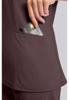 Walnut Roast - Women's V-Neck Scrub Top (View 4)