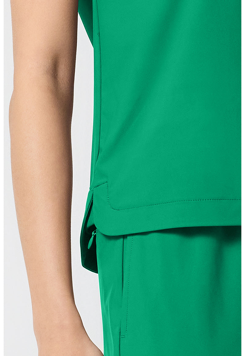 Retro Green - Women's Dolman V-Neck Scrub Top (View 4)