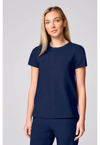 Women's Crew Neck Scrub Top